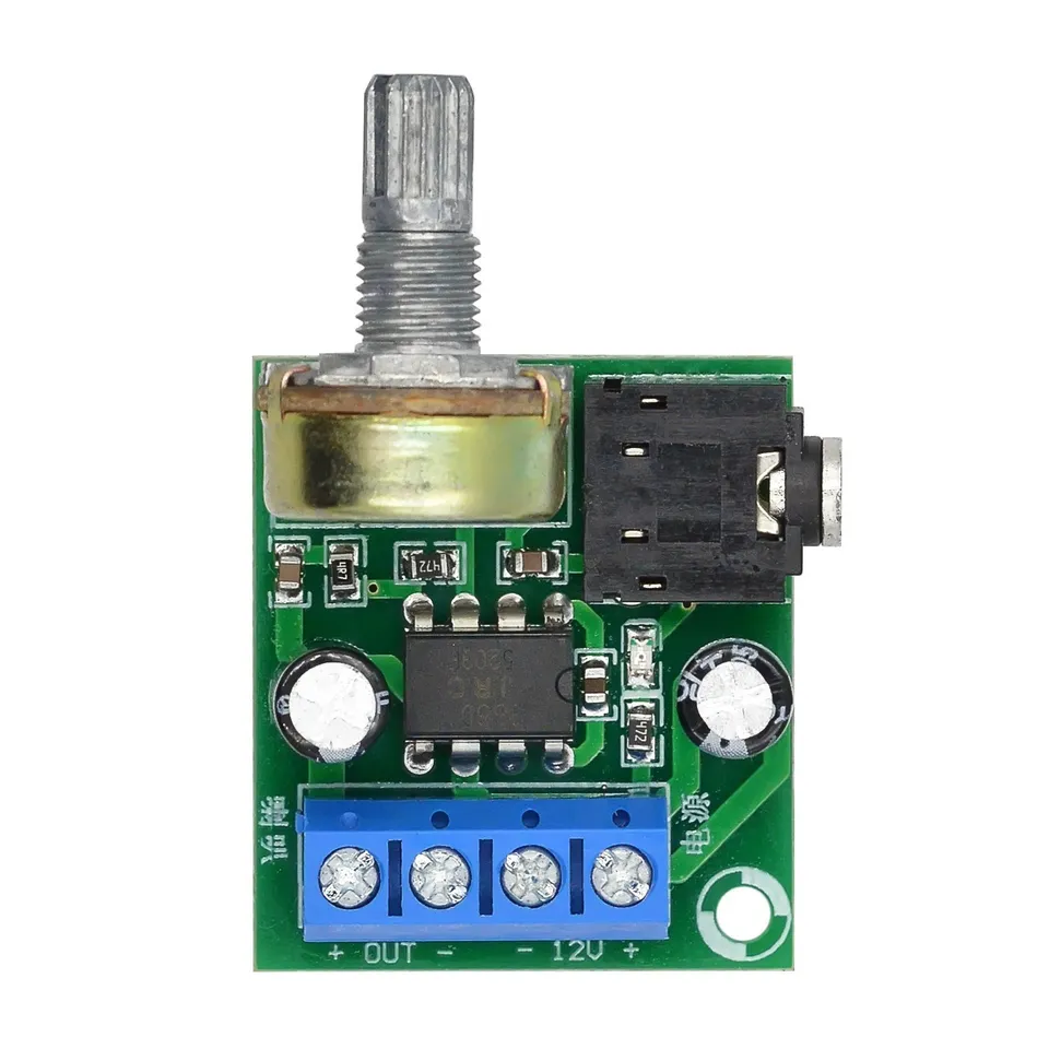 5 Moduli Amplificatori Audio LM386 - Guadagno 200x, 5V-12V, Per DIY E Progetti Audio