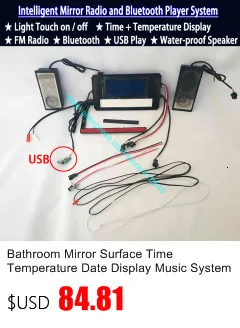 1 Piece Lamp Mirror Touch Dimmer Switch LED Mirror Light Touch Sensor Switch for Home or Hotel Cabinet LED Light Makeup Mirror 1 Piece Lamp Mirror Touch Dimmer Switch LED Mirror Light Touch Sensor Switch for Home or Hotel Cabinet LED Light Makeup Mirror