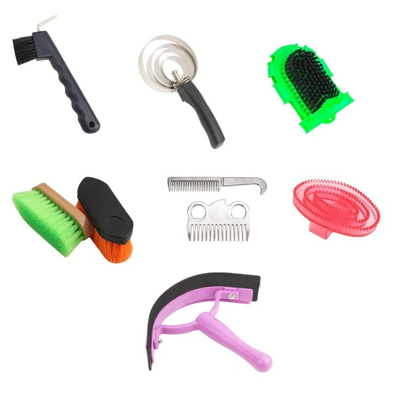 

Horse Washing Kit Brush Horse Washing Kit Supplies Horse Grooming Kit 9-Piece Equine Care Series Horse Bath Tool