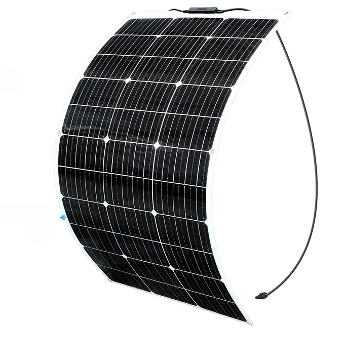 

Wholesale price 100W 18V charging panel flexible solar panel from china photovoltaic cell system module RV Yacht