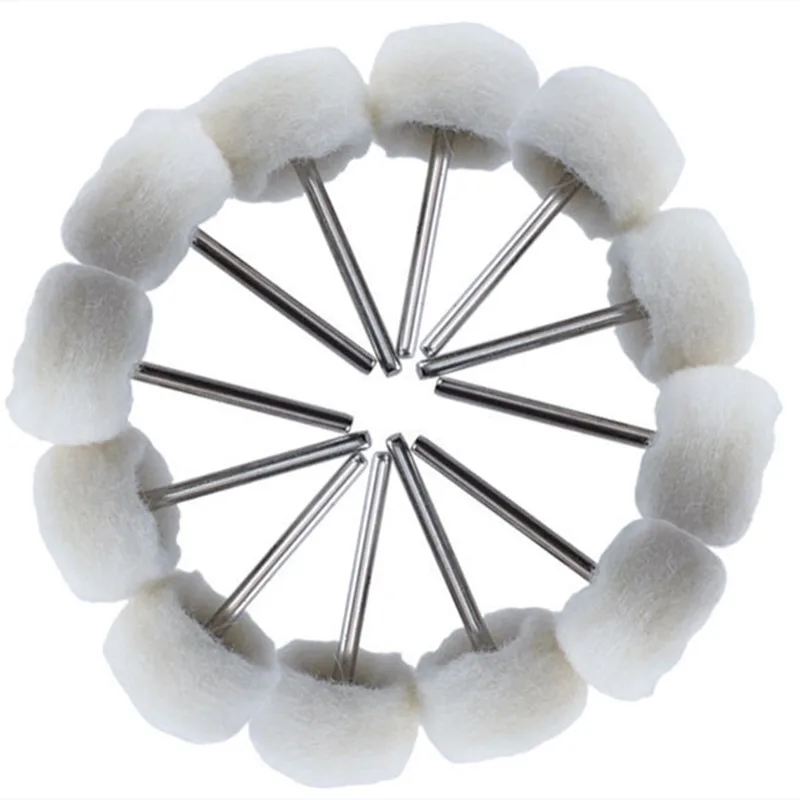 20Pcs Mini grinding sanding head abrasive disc felt 2.35mm/3mm Shank buffing wheels Polish Brush Drill Rotary Tool Accessories