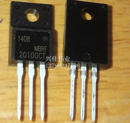 

10PCS New MBRF20100 MBRF20100CT TO-220F ON Schottky 20A100V