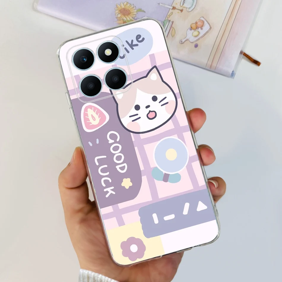 Elegant Pattern Soft Silicone TPU Phone Back Cover