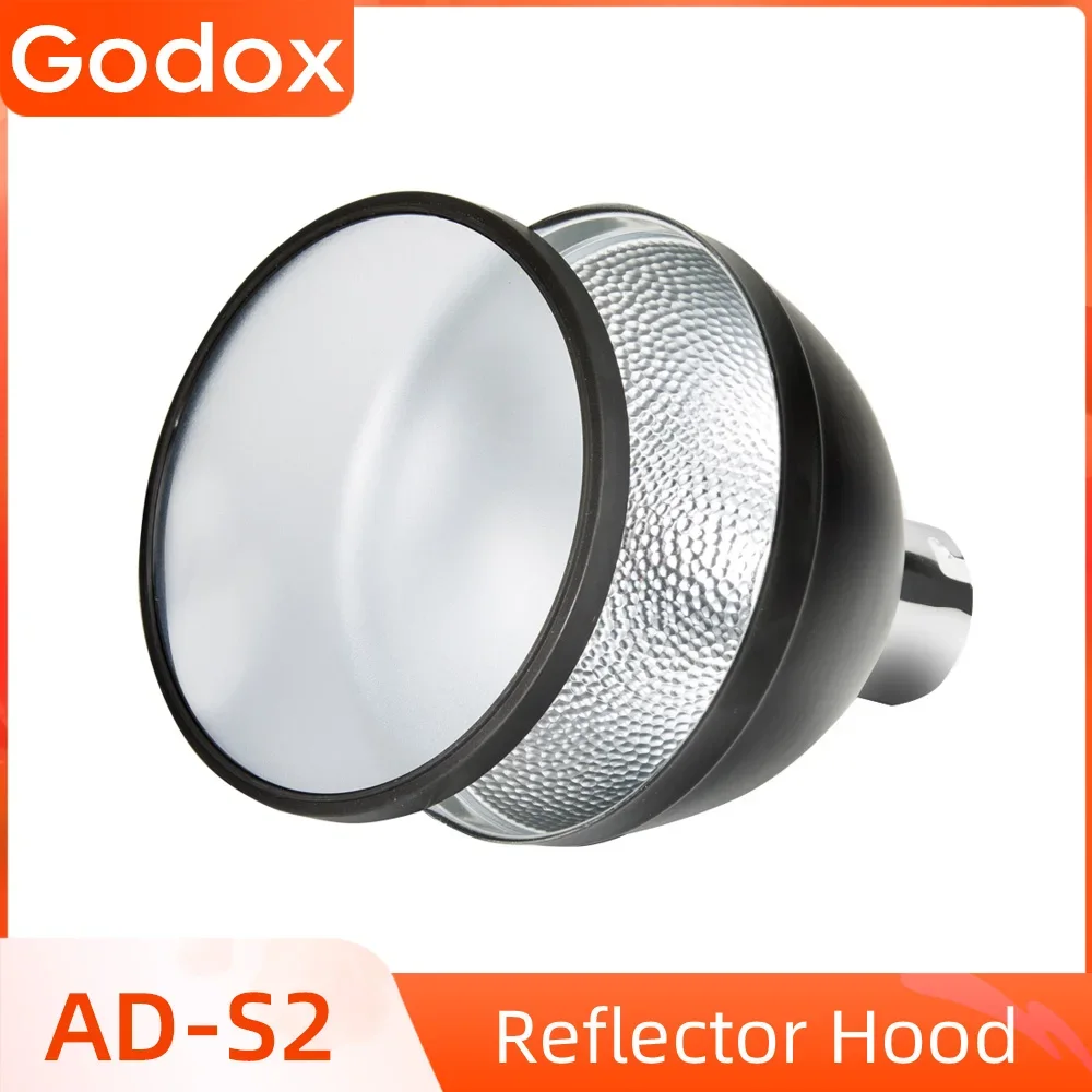 

Godox AD-S2 Standard Reflector with Soft Diffuser for AD200 AD180 AD360 AD360II AD200Pro