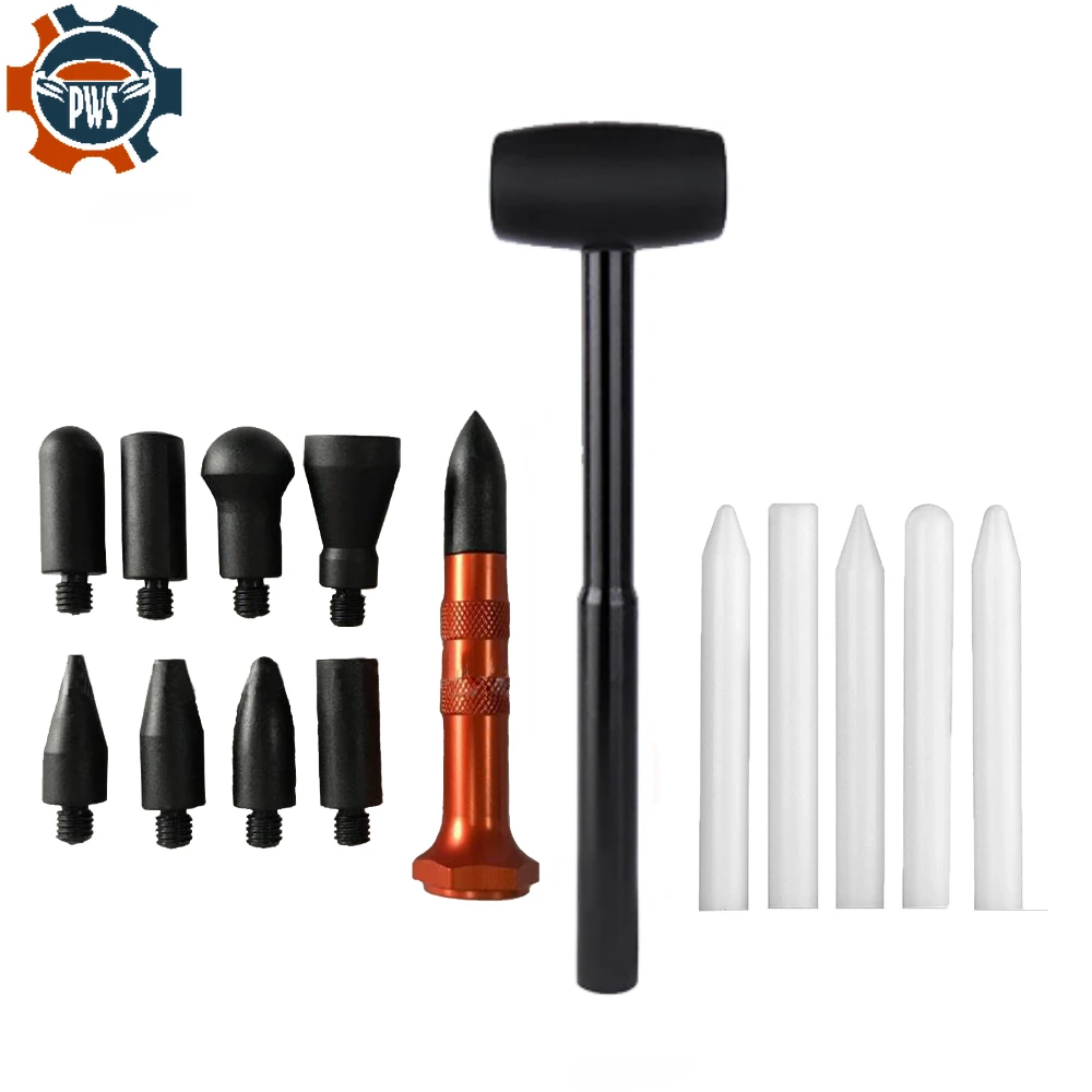 Car body Paintless Dent Removal Tap Down Tools Dent Rubber Hammer Auto Body DIY Repair Dent Fix Tools