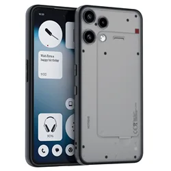 Enhanced Translucent Shockproof Matte TPU Case with PC Back Cover for Nothing Phone3a Lite (Matte Black)