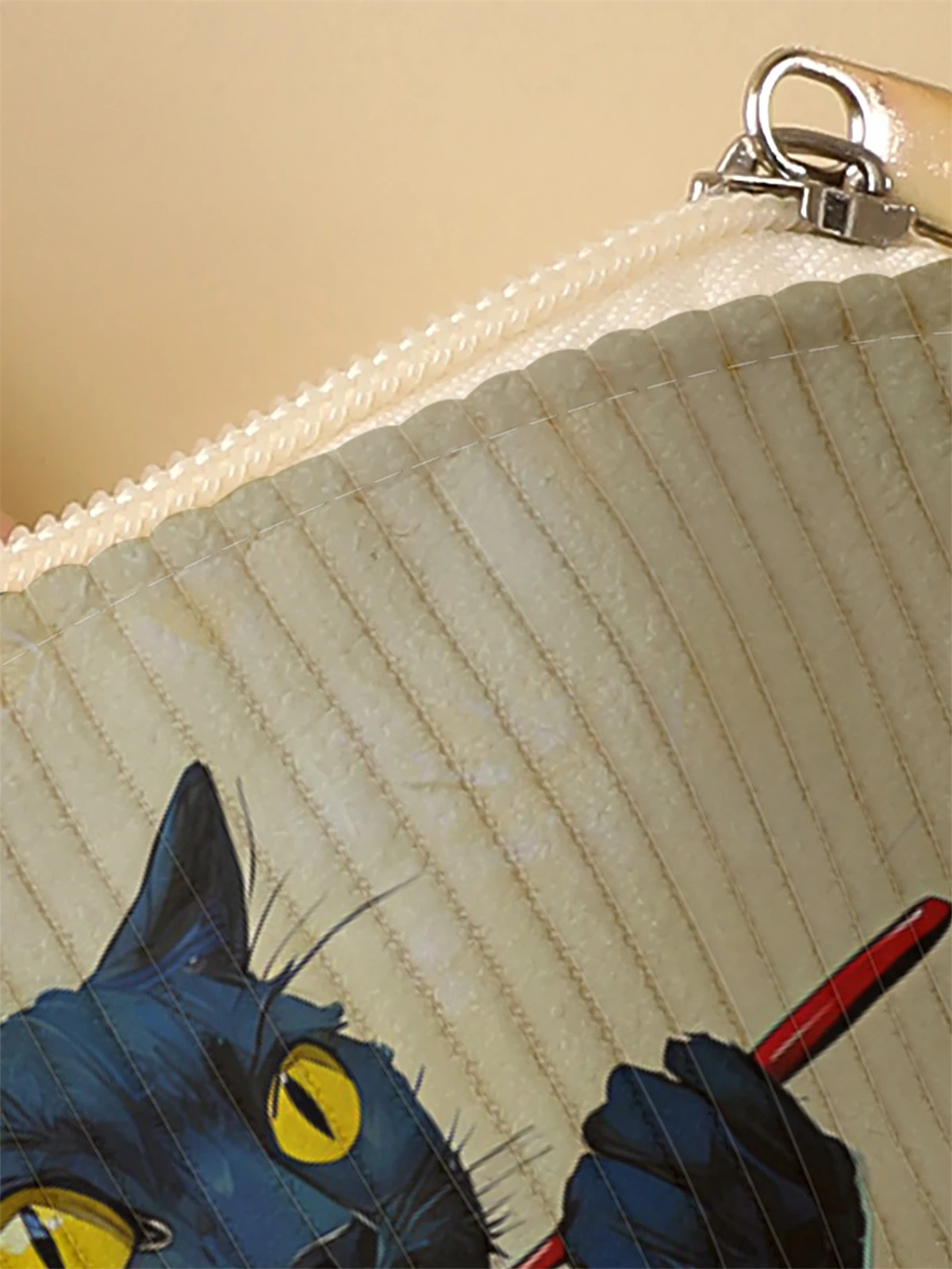 Corduroy Travel Cosmetic Bag Portable Makeup Storage Bag Purses Women Large Capacity Zipper Make Up Organizer Storage Clutch