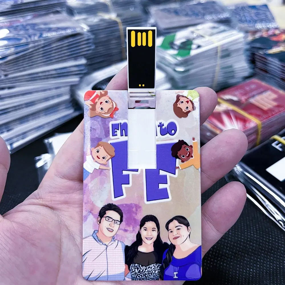 은행 카드 USB 플래시 드라이브, 비즈니스 선물, 컬러 프리 커스텀 펜 드라이브, 64GB, 플라스틱 32GB, 16GB, 8GB, 4GB, 메모리 스틱 U 디스크, 128GB