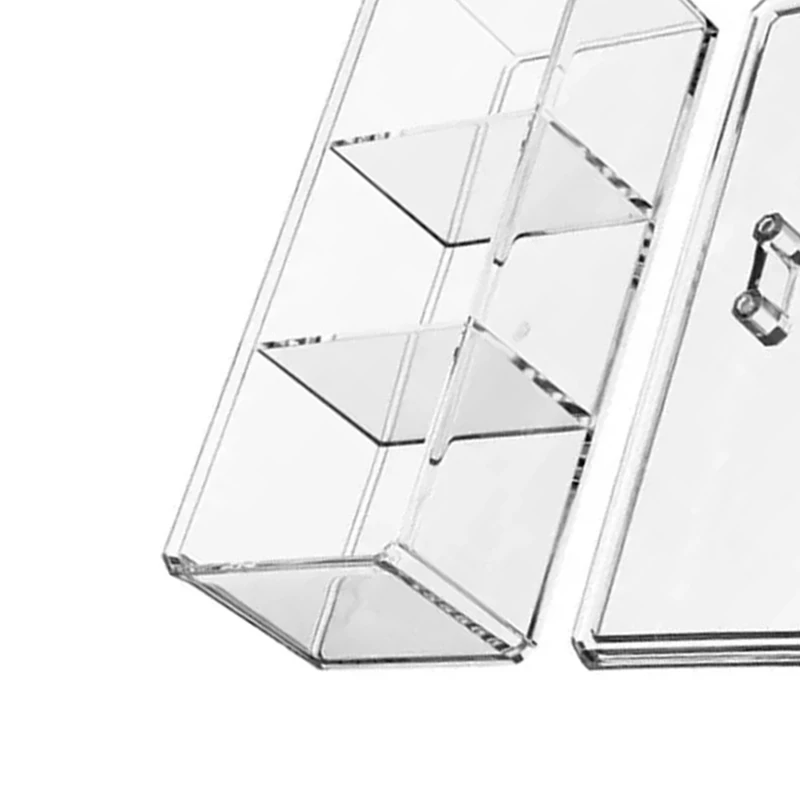 Acrylic Tea Container Storage Box Used In Kitchen Cabinet And Pantry Holder For Tea Bags, Packets 4