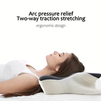 1PC Memory Foam Pillow Orthopedic Butterfly Shaped Neck Protection Soft Pillows Health Care Slow Rebound Neck Pillows For Adult