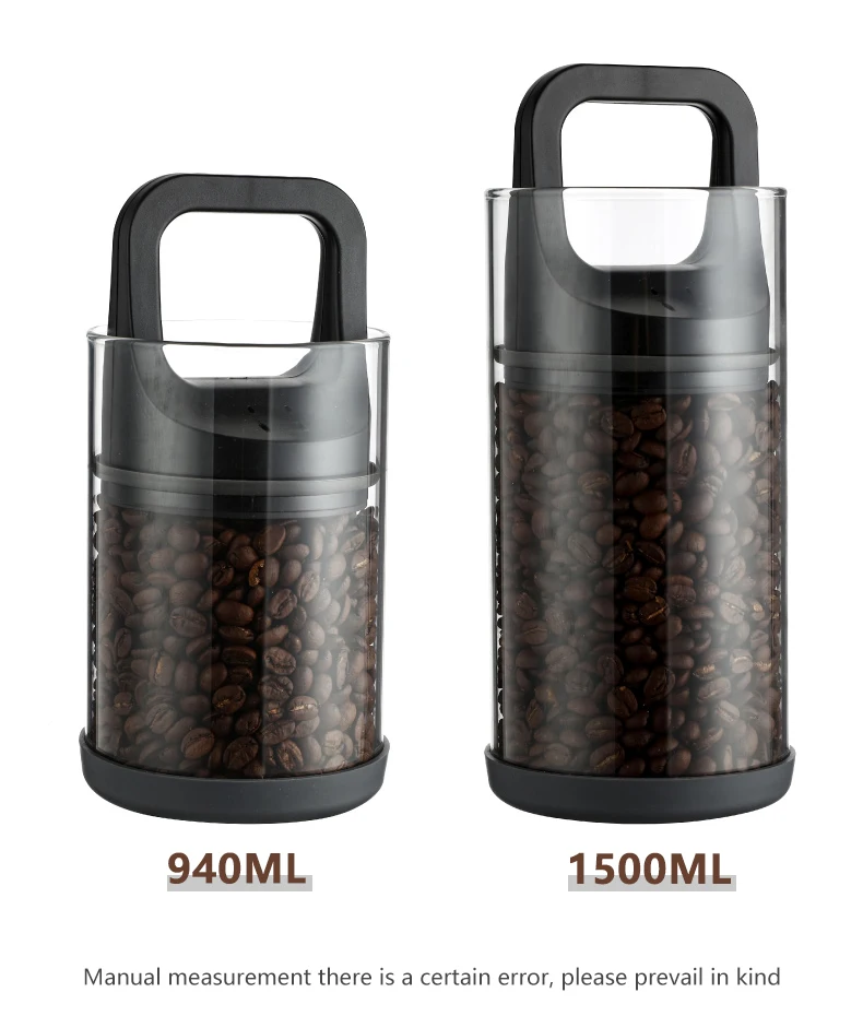 Luftdichter Glasbehälter für Lebensmittel, Tee, Kaffeebohnen, Aufbewahrungsflaschen für die Küche, versiegeltes Glas, für Böden, Bonbongläser, Küchenorganizer_voghion.com