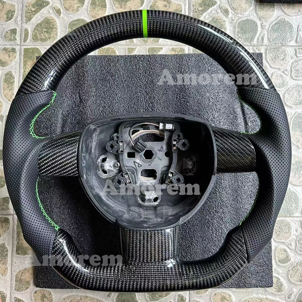 Customised Carbon Fiber Steering Wheel For Ford Focus ST RS MK2 2008 2009 2010 2011 2012 1
