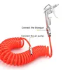 Compressor Hose 8*5mm Telescopic Hose Pu High Pressure Cleaning Spray Gun Air Duster Blow Spring Tube Pipe 5