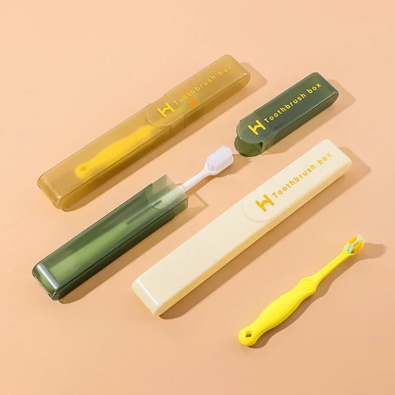 Toothbrush Case Travel Portable Toothbrush Box Storage Dust-proof Case Bathroom Accessories Protector Toothbrush Tube Cover Travel Storage