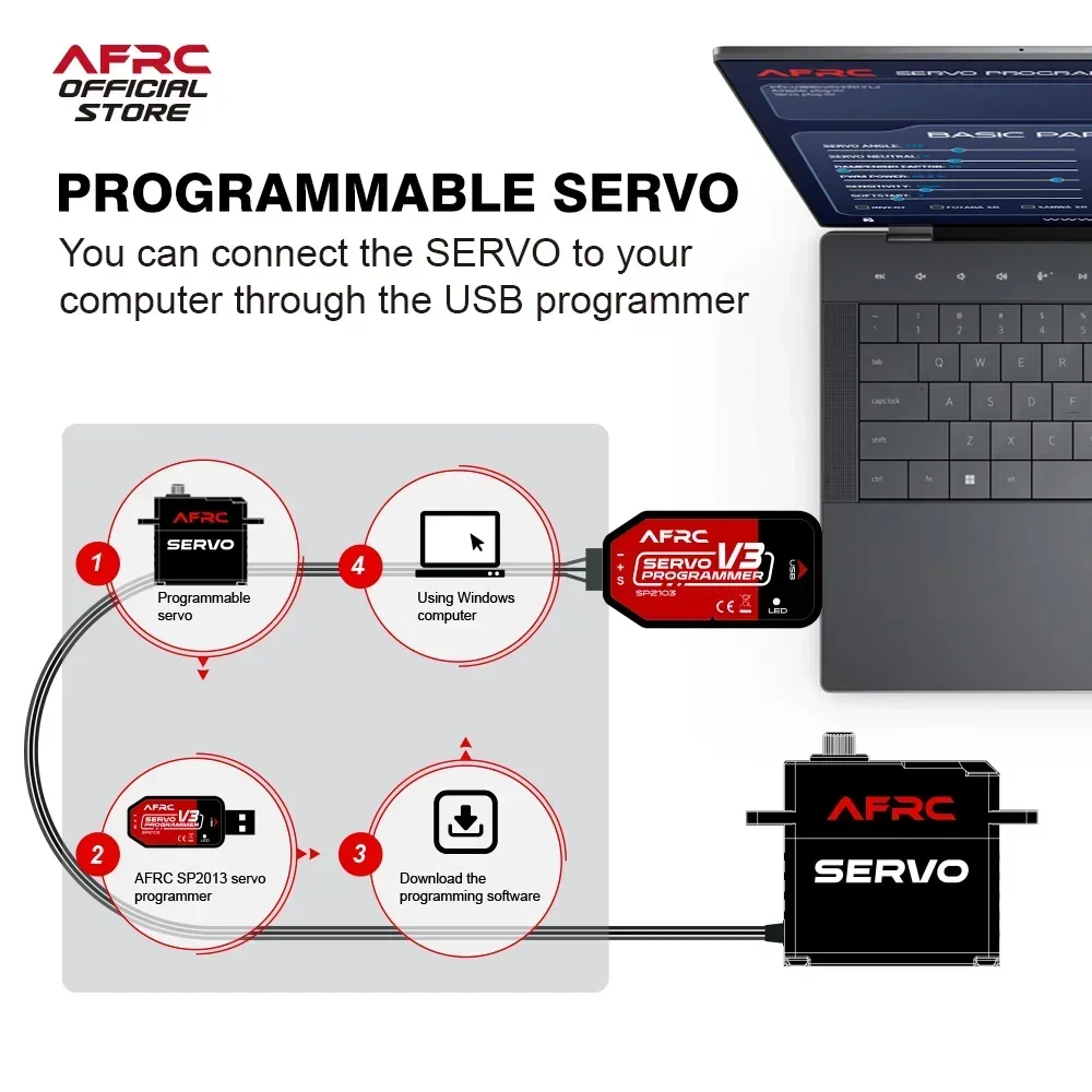AFRC Professional Racing Drift Kit V4 Programmabl Metal