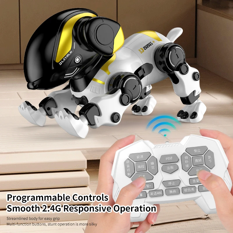 Interactive Robot Dog Toy with Voice and Dancing