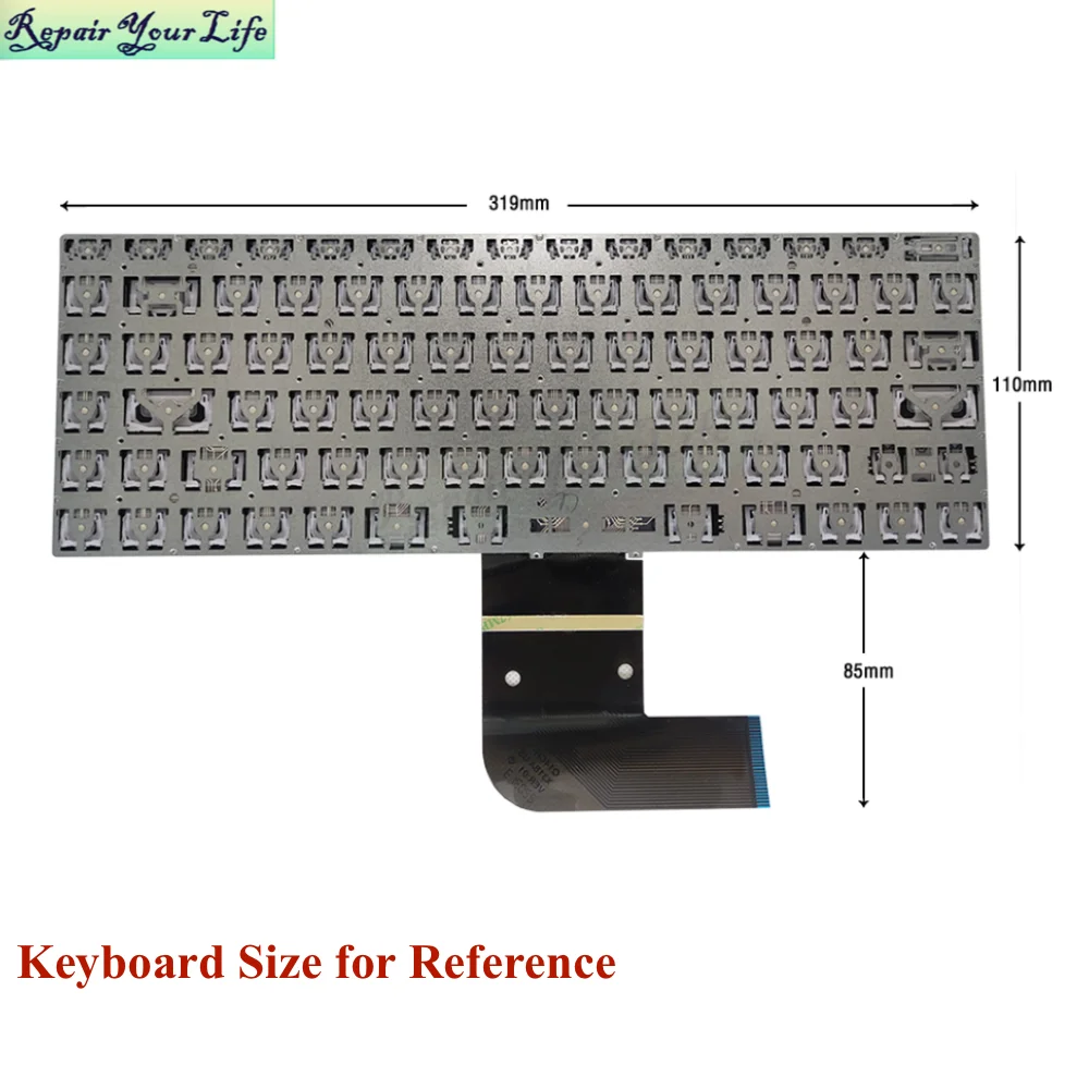 Brasil us English Keyboard For Gateway Notebook Latin Abnt2 Gwtn1416 Gwtn141-6bl Gwtn141-6bk Gwtn141-6gr Gwtn141-6pr New - Imagem 6