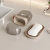 Travel Soap Container with Lid & Drain Sealed Soap Dishes Leak Proof Shower Soap Case for Shower Bath Traveling 6