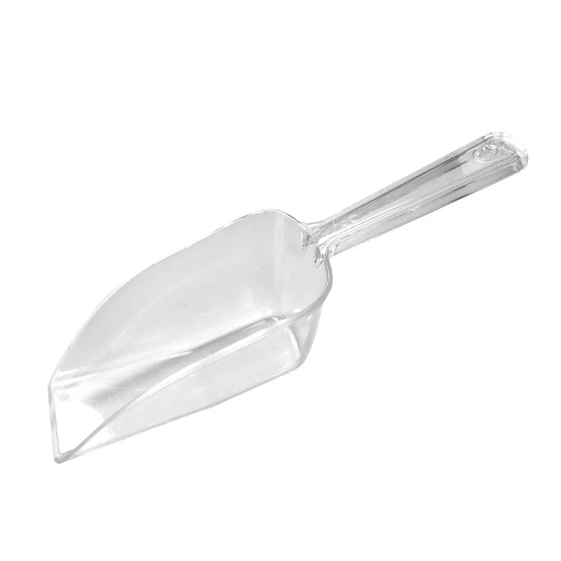 Description Picture 6 of item6PCS Plastic Ice Scoops Ice Scoopers Transparant Ice Shovel For Candy Dessert Grain Birthday Party Dessert Kitchen Accessories