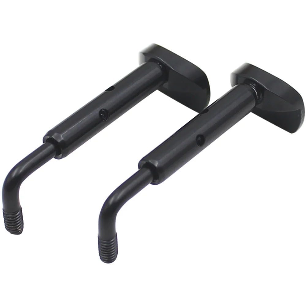 

2 Pcs Violin Accessories Half Sections Chin Rest Screw Replacement Parts Component Metal