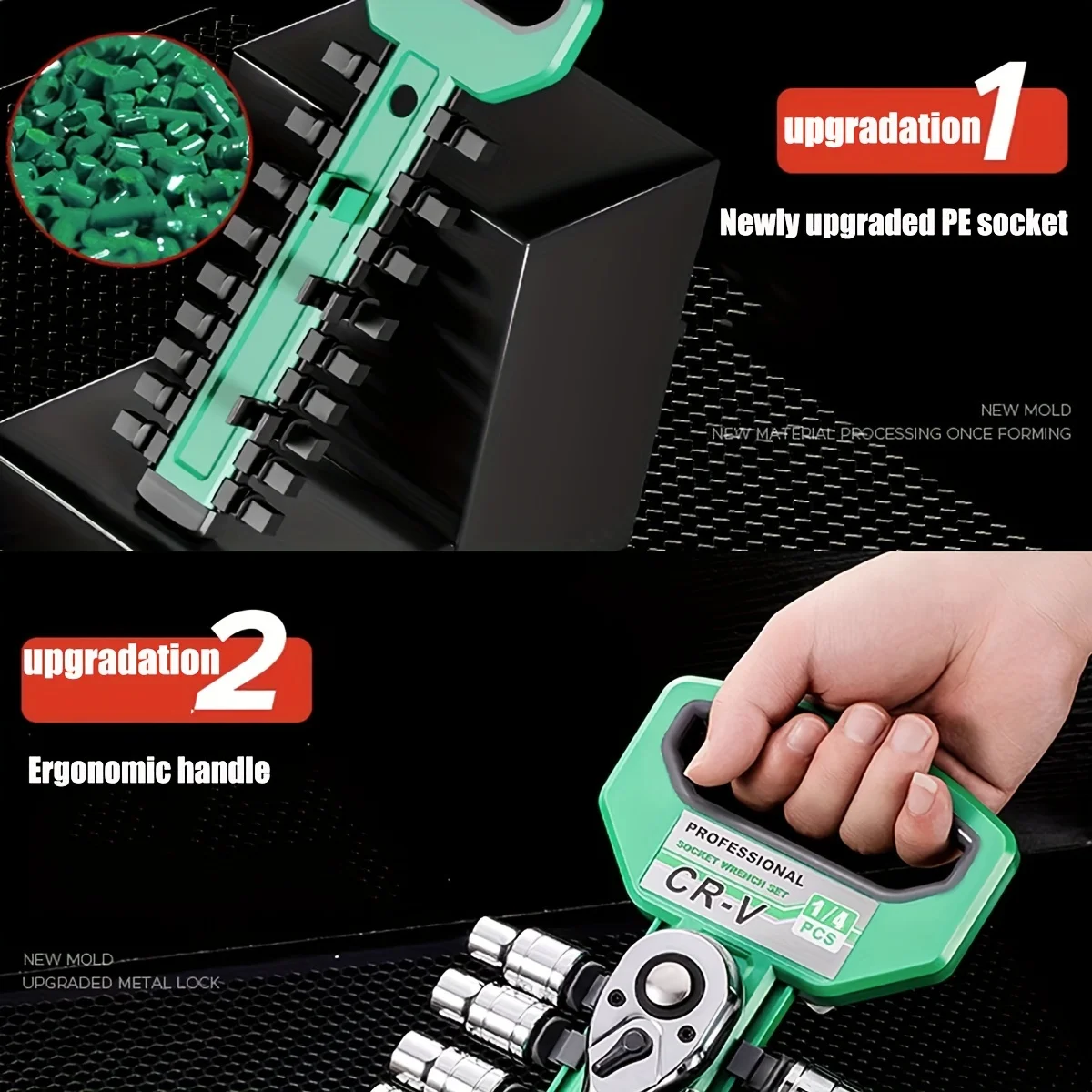 Mophorn Juego De Dados De Impacto , 26 Piezas De 1/2", Dados Profundos, 6 Puntas, Accionamiento