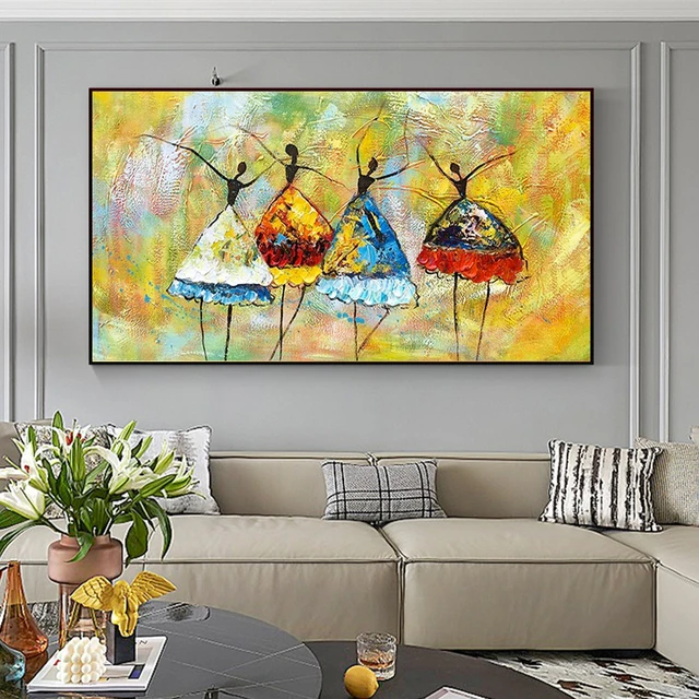 Modern Textured Canvas Oil Painting  Textured Acrylic Painting Canvas -  Painting Art - Aliexpress