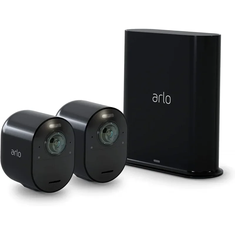 

Arlo Ultra 2 мини-прожектор для камеры-2 камера системы безопасности-беспроводная, 4K видео и HDR, цветное ночное видение, 2-стороннее аудио, проводной-F