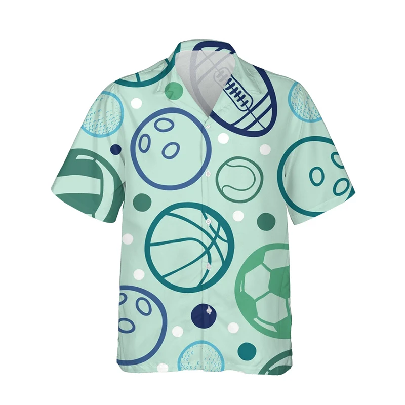 thumbnail image 1 of Camiseta de baloncesto y fútbol hawaiana para hombre, con estampado 3D, ropa de gran tamaño para hombre, ropa de verano con estilo urbano, top de moda Harajuku, 1 of 5