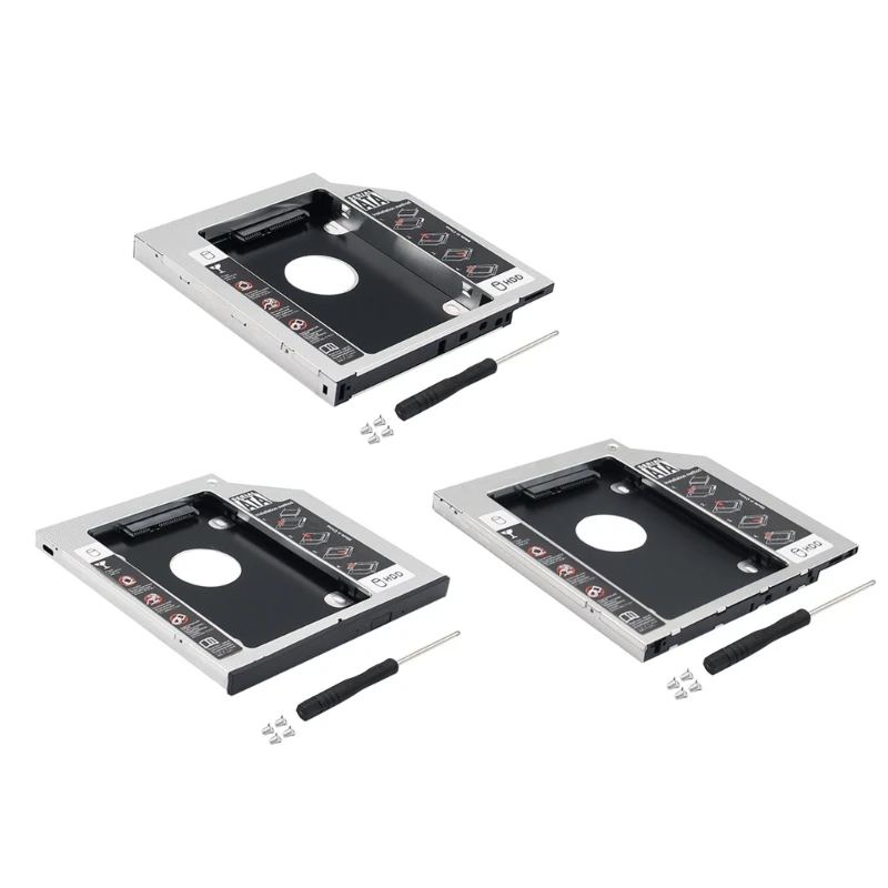 

QX2B 9,0/9,5/12,7 мм 2nd Box HDD Caddy Bay 2,5 "SATA3.0 SSD на DVD-CD лоток для ноутбука твердотельный кронштейн для жесткого