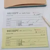 50 Sets Small Business Carbonless Receipt Book Money/Rent Receipt Book 2-Part 50 Numbered Duplicates 3.15 x 7.48 Inches 6