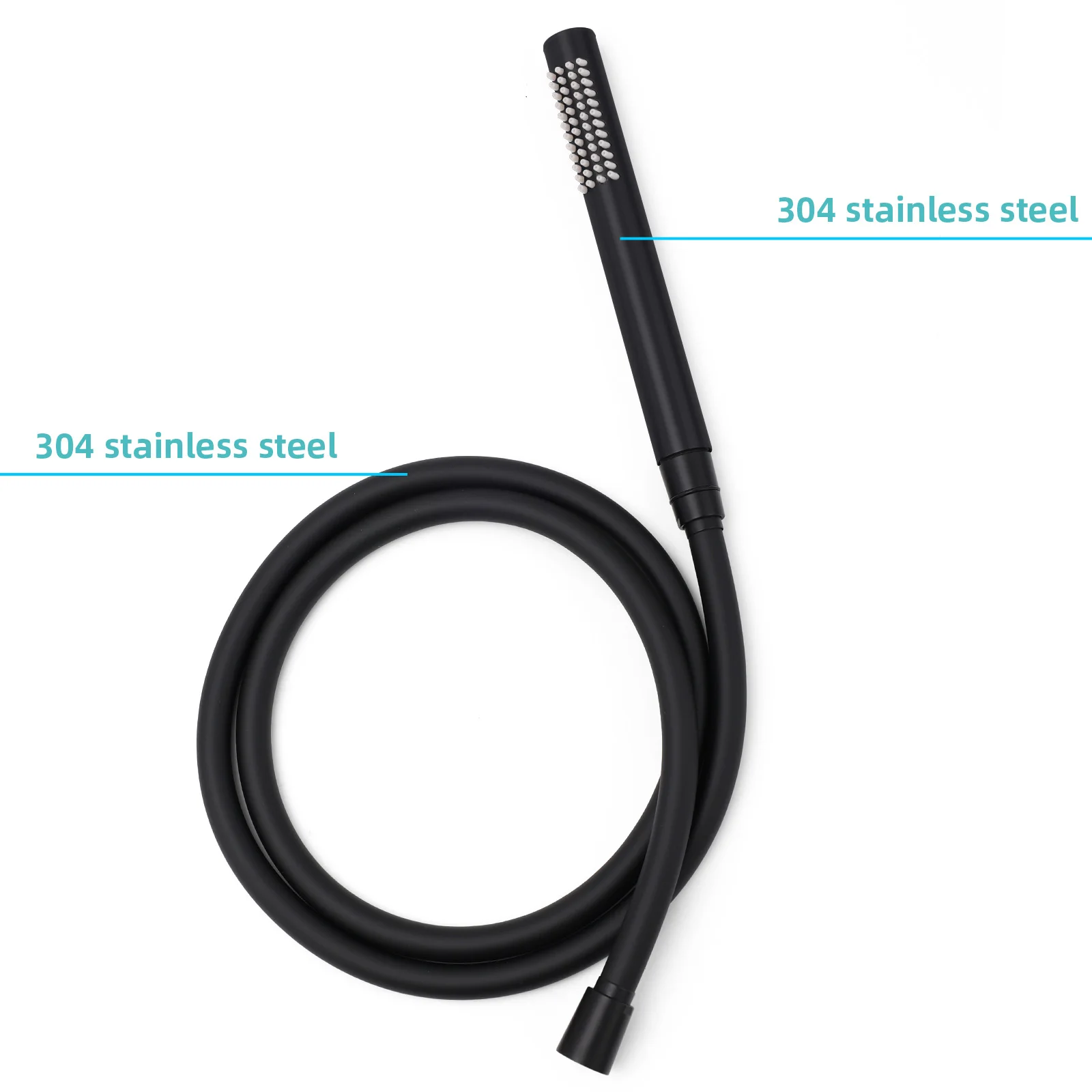 **Sydney Stock** KYLINS Hand Held Shower Head with Holder Mixer Tap Set Concealed Shower System Round Matt BLack WELS WaterMark