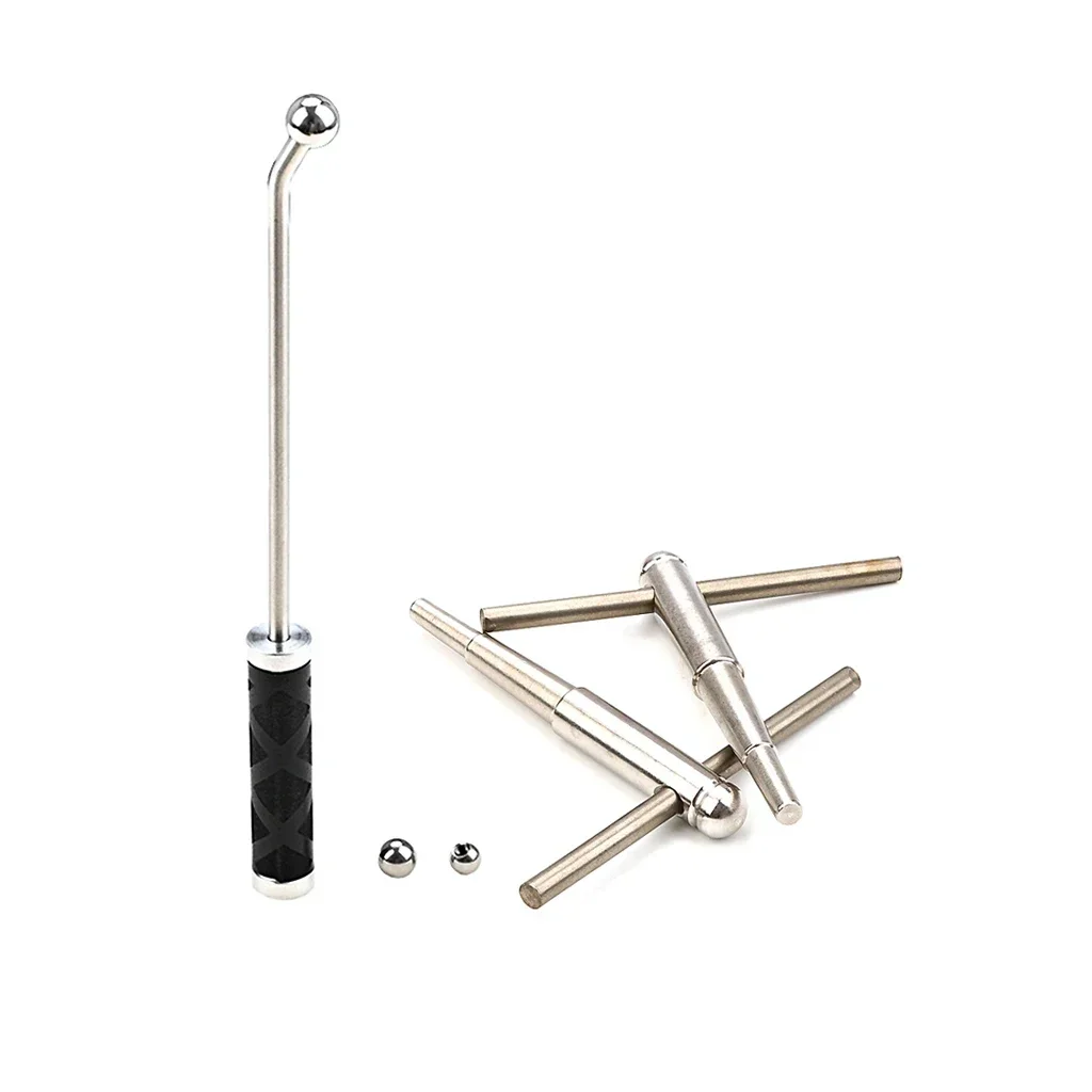 A Set of Trombone Repair Tool Set Long Rod Metal Ball Bucket Balls Neck Maintenance Tool