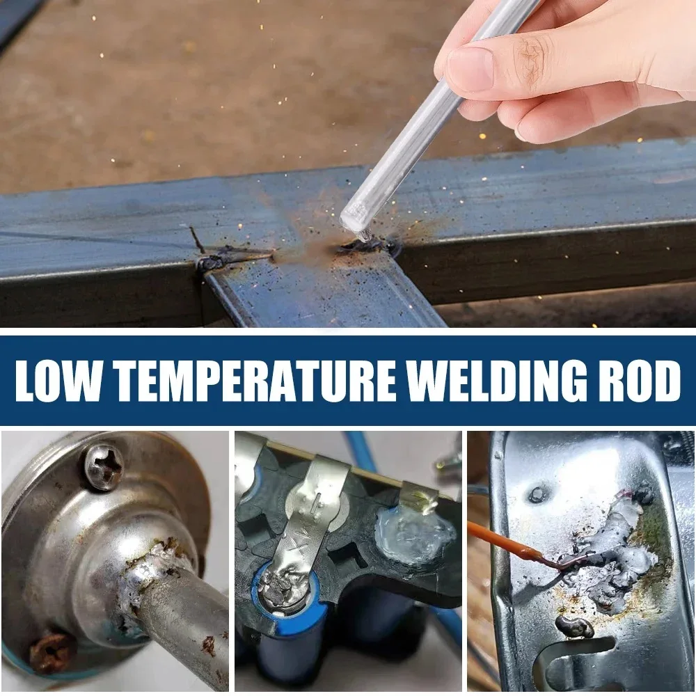Low Temperature Easy Melt Aluminum Universal Welding Rod Cored Wire Rod Solder for Propane Torch No Need Solder Powder