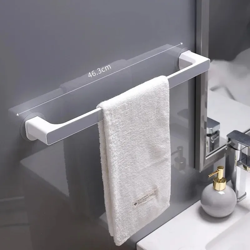Small Size Towel Rack Bathroom Punch-free Towel Bar Simple Creative Bathroom Rack 1pc towel rack