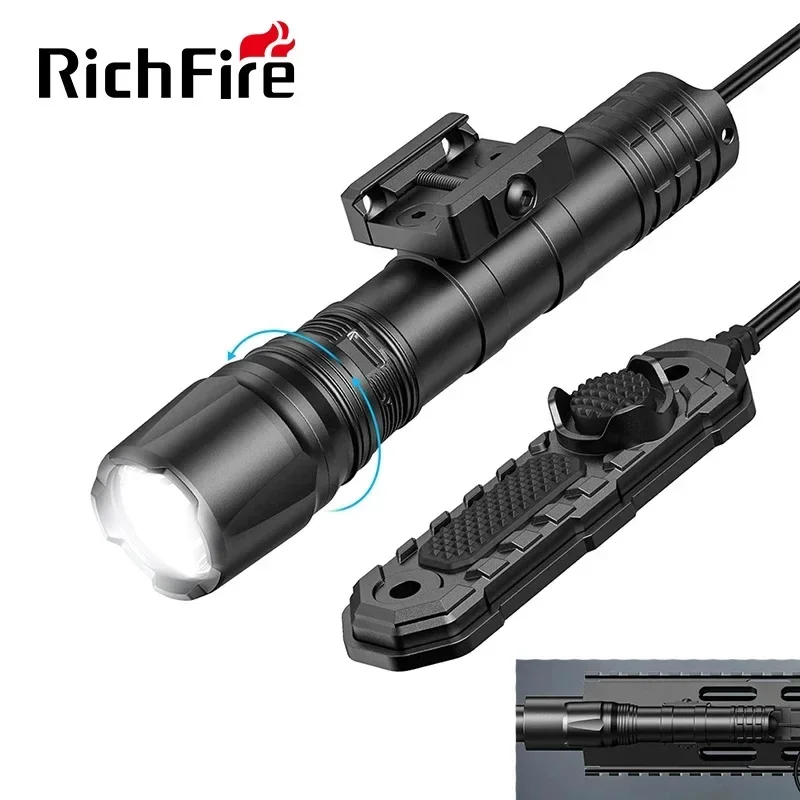 Tactical Rechargeable Flashlight for Hunting Camping