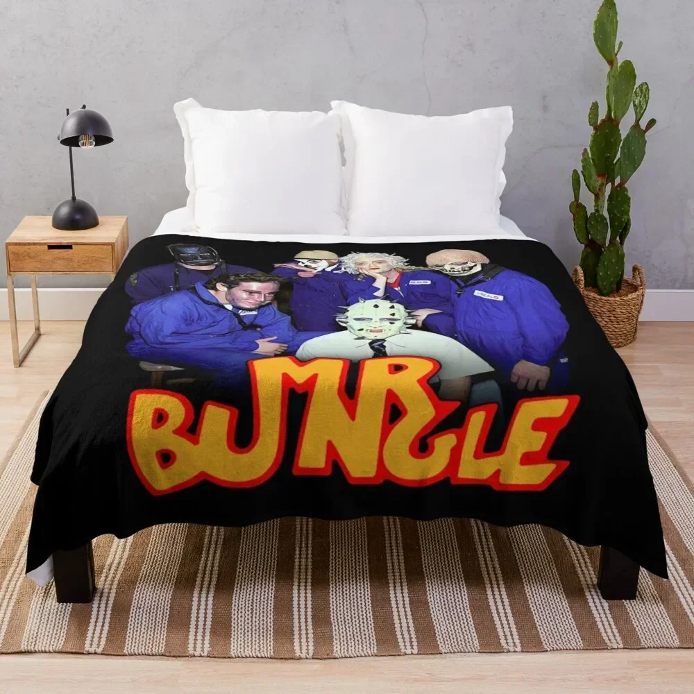 

Mr. Bungle 'Band Portrait' Throw Blanket decorative Thermal Blankets