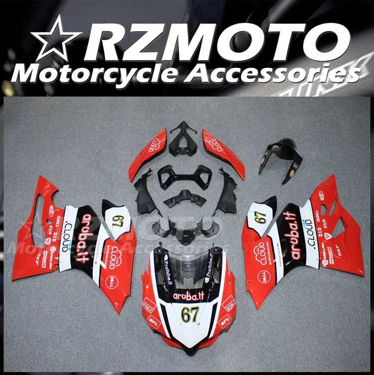 

4Gifts New ABS Motorcycle Fairings kit Fit For Ducati 899 1199 panigale 1199S 2012 2013 2014 2015 Custom Number 67