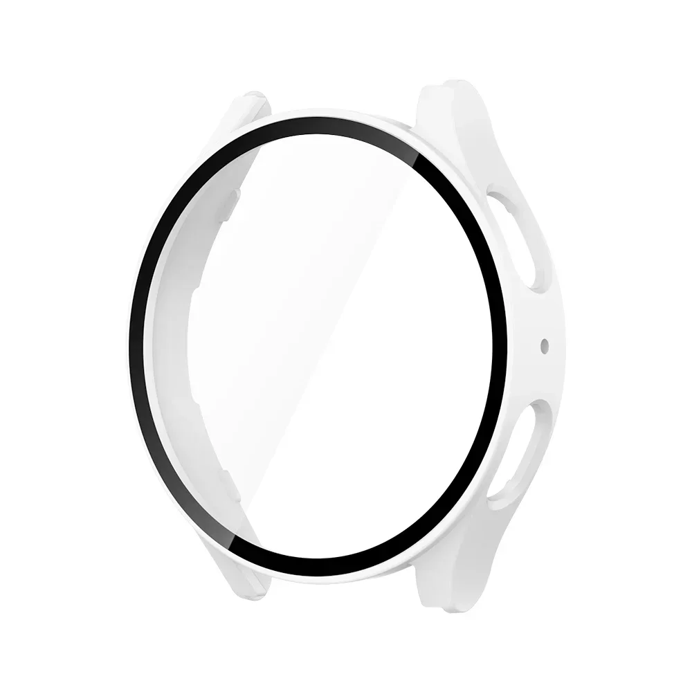 Premium Tempered Glass & PC Protective Bumper for Samsung Galaxy Watch - All-Around Screen Protector