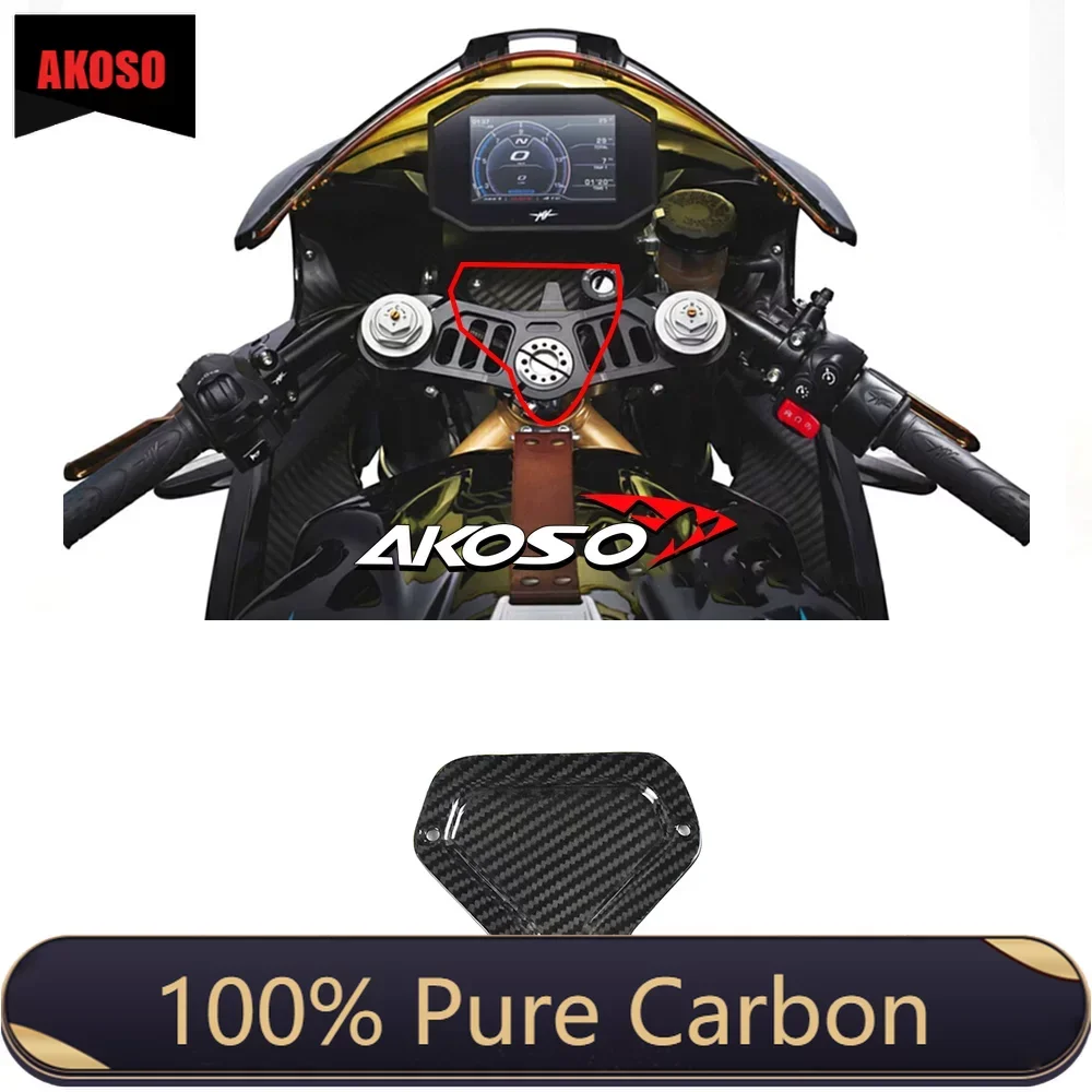 

100% Dry Full Carbon Fiber Motorcycle Modified Accessories Headlight Holder Parts For MV Agusta SuperVeloce 800 2020 - 2022