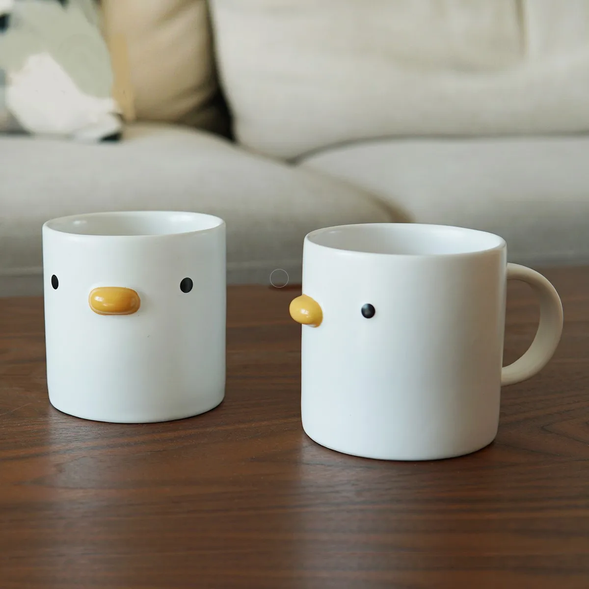 

400ml Ceramic Mugs Chick Mugs Coffee Cups Microwave Safe Milk Mug Juice Handgrip Office Water Cup Kitchen Party Drinking Tools