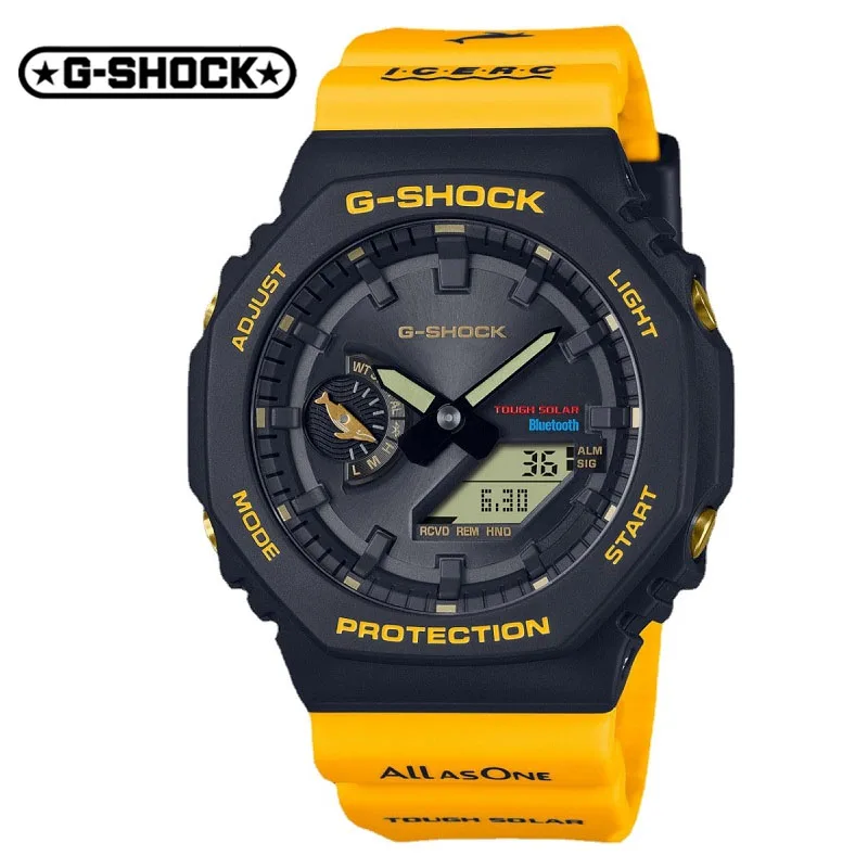 G-SHOCk Men's Watches GA-B2100 Series Quartz Fashion Casual Sports Multi-functional Shock-proof LED Dial Dual Display Man Watch