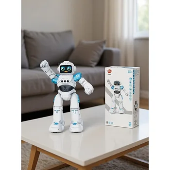 Giocattolo robot RC intelligente per bambini - Robot parlante con rilevamento dei gesti, voce e telecomando per ragazzi e ragazze