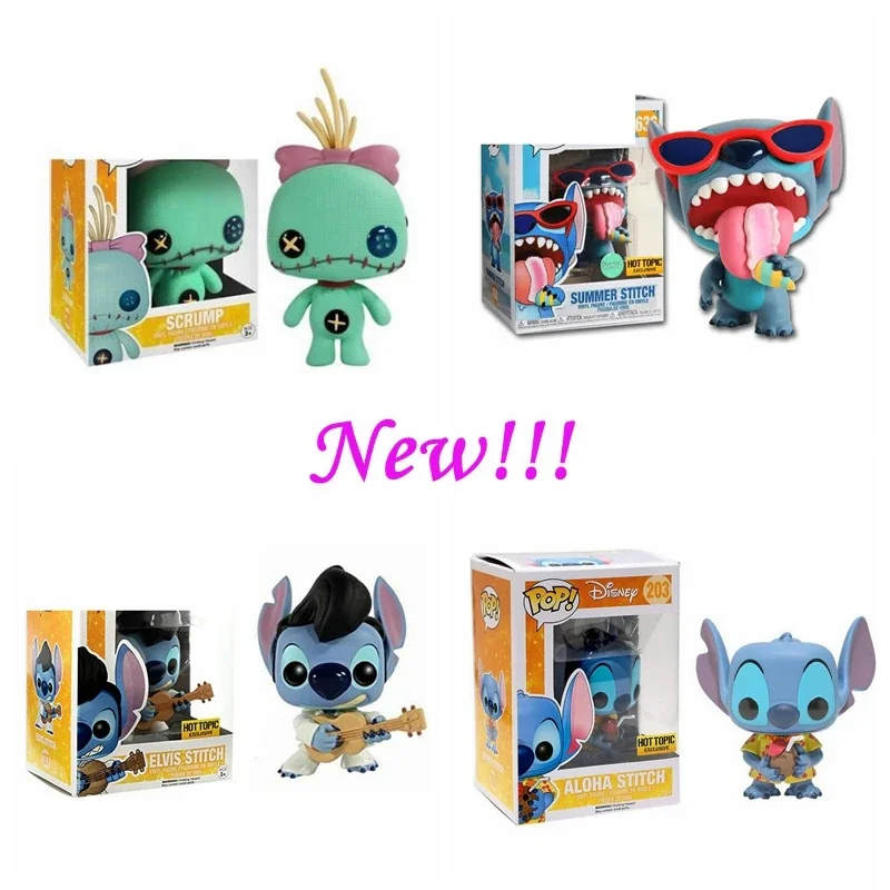 Funko Disney Elvis Stitch 159 #127 # Vinyl Action Figures Hot Topic Collezione Esclusiva Modello Giocattoli Per Bambini Regalo Di Compleanno