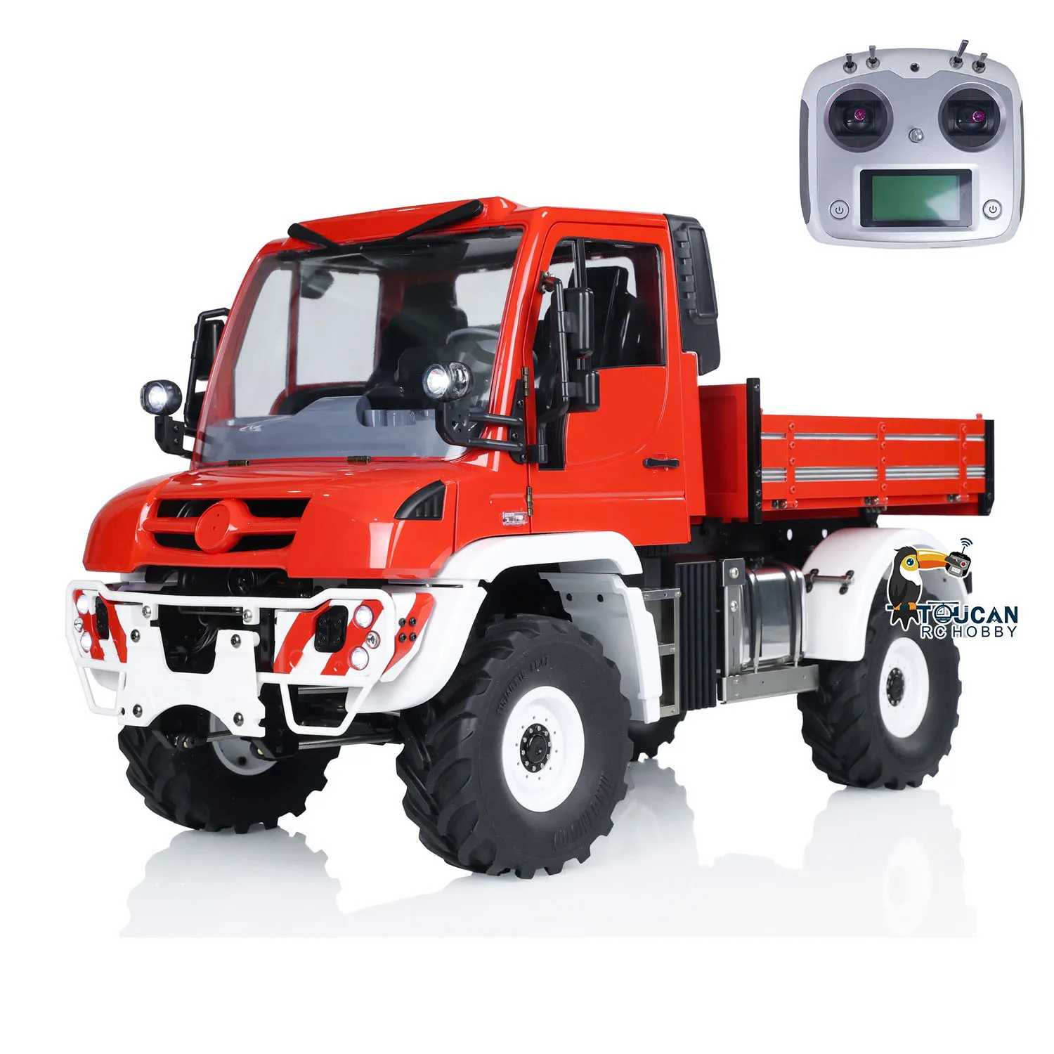 In Stock 1/10 Metal U423 4x4 RC Off-road Vehicle Bucket Radio Rock Crawler Car Light Sound 2 Speed Transmission Finished Model 3