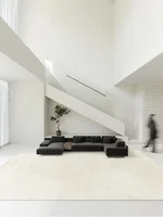 Minimalist Beige Lines Large Area Living Room Carpet Comfortable Refreshing Bedroom Rug Home Decoration Balcony Rugs Alfombra IG 2