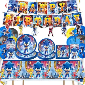 Gâteau Sonic, Sonic Party, anniversaire sonique, Sonic Party Decor