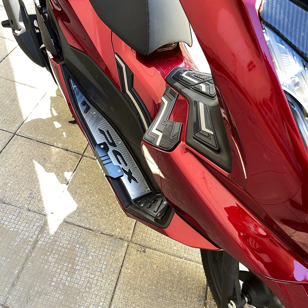 Moto Pcx 160/125 Poggiapiedi Poggiapiedi Pedalò Pedana Protezione Piastra Scooter Per Honda Pcx160 Pcx 160 Pcx125 Pcx 125 2021