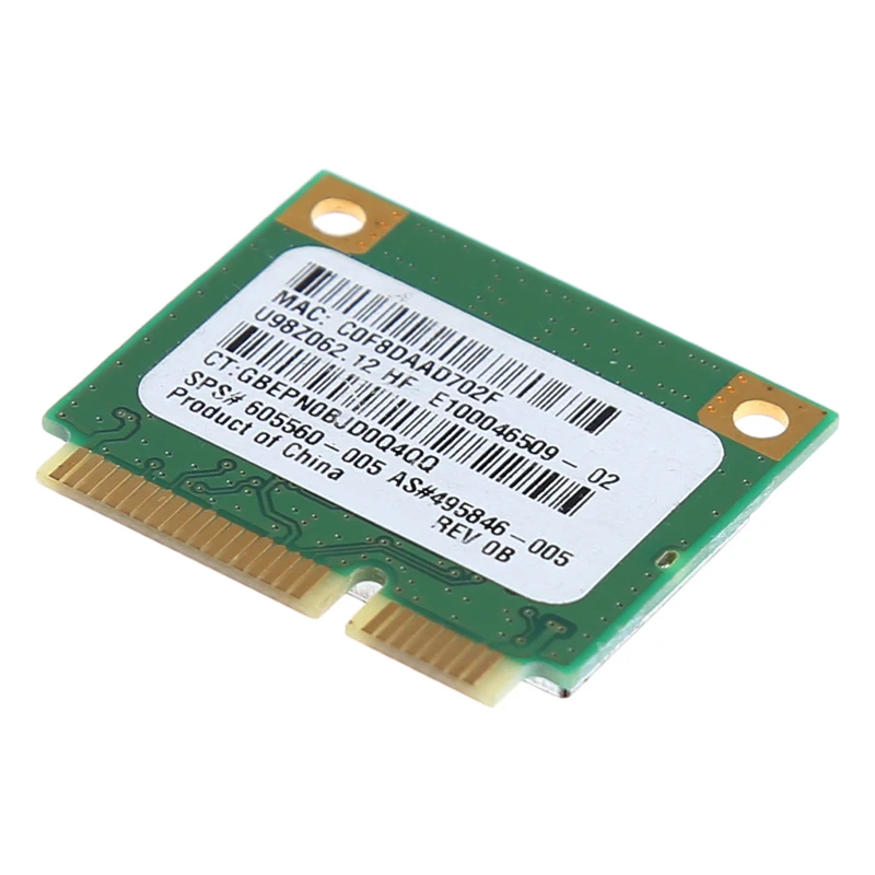 Atheros AR5B95 605560-005용 무선 150M 802.11b 하프 미니 PCI-E 카드