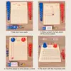 Wooden Math Multiplication Board Montessori Counting Toy Kids Early Learning Educational Toys Interactive Game for Children Gift 5
