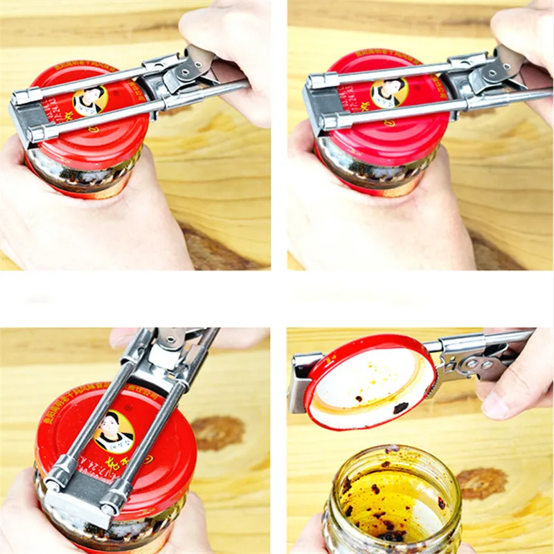 Can Opener Creative Adjustable Stainless Steel Kitchen Tools Manual Jar Bottle Opener Multifunction Accessories Home Gadgets 6 Can Opener Creative Adjustable Stainless Steel Kitchen Tools Manual Jar Bottle Opener Multifunction Accessories Home Gadgets 6